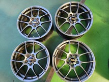 1円売り切り！BBS RF507 17x7J+48 美品　5穴PCD100 86BRZレガシィインプレッサXVカローラツーリングプリウス鍛造軽量_画像1