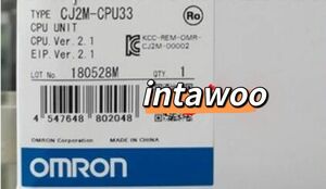【 新品★送料無料 】OMRON/オムロン 　CPUユニット　CJ2M-CPU33 【6ヶ月保証付き】