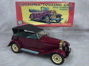 J5 当時物 SSSインターナショナル 布製幌 開閉 コンバーチブル 25.5cm OLD TIMER TOURING CAR クラシックカー ブリキ 日本製 自動車