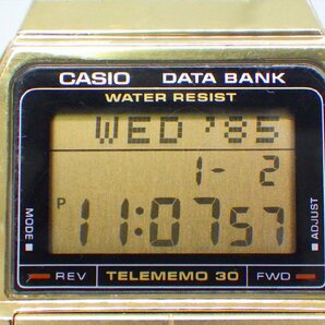A21 送料無料 当時物 CASIO カシオ DATA BANK データバンク DB-310 デジタル 動作品 腕時計の画像2