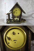 S20 当時物 SEIKO セイコー 日本製 家型 木製 機械式 置時計 オルゴール さくらさくら 動作品 和風 昭和 レトロ アンティーク 手巻き_画像8