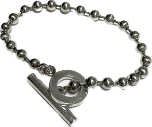 Gucci Gucci SV925 Barge Chain Bracelet Vintage Silver Accessories Размер 19 Мужские мальчики.