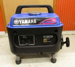 ●■ YAMAHA ヤマハ ポータブル発電機 EF7H 7XC 100V 700W 60Hz 白黒煙 不安定 ジャンク品 鳥取県より 引き取り歓迎　