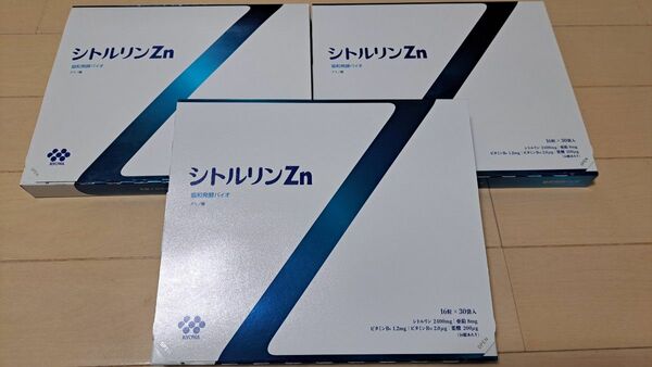 協和発酵バイオ シトルリンZn 250mg×16粒×30袋 (約30日分) ×3