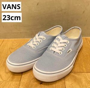 VANS バンズ　オーセンティック　ブルーチェック　レディース　スニーカー