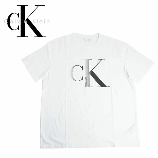 Calvin Klein カルバンクライン　グラフィックTee 白　XLサイズ