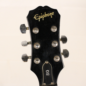 【ト福】Epiphone エピフォン SG エレキギター ブラック シリアル SJ06092456 弦無し LBZ01LAF98の画像2