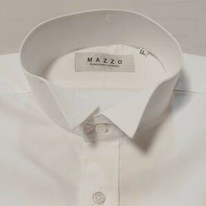 (未着用品) 日本製 紳士 ウィングカラー シャツ 長袖 フォーマル ドレスシャツ、ウェディング パーティ 衣装 若干の難あり WM011LLの画像3