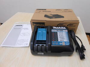 24742 新品・未使用 マキタ makita DC18RF 急速充電器 リチウムイオンバッテリ 14.4V-18V用 電動工具 箱 説明書付き
