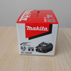 24930 新品 未使用 makita マキタ リチウムイオンバッテリ バッテリー 18v 6.0Ah BL1860B A-60464 残量表示付き 電動工具の画像10