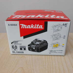 24930 新品 未使用 makita マキタ リチウムイオンバッテリ バッテリー 18v 6.0Ah BL1860B A-60464 残量表示付き 電動工具の画像7