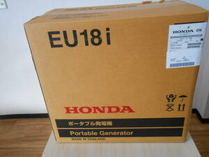 25058 新品 未使用 未開封 HONDA ホンダ ポータブル発電機 EU18i Portable Generater インバータ発電機 保証書有