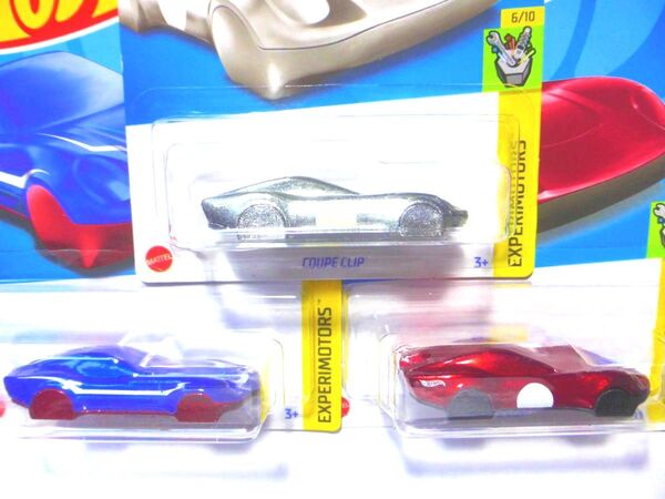 クーペクリップ トリコロールカラー Coupe CliP 3色 ホットウィール Hot Wheels