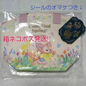 【新品】リーナベル スーベニアランチケース ディズニーシー カムファインドスプリング ファンタジースプリングスシール1枚付き