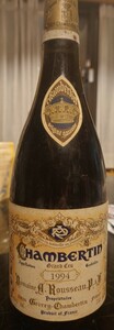  Chambertin Grand cru Armand Rousseauシャンベルタン グランクリュ アルマンルソー　 1994年