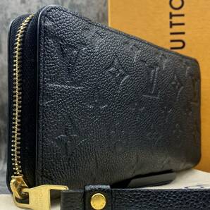 美品/新型/付属品完備 ルイヴィトン Louis vuitton メンズ ジッピーウォレット アンプラント ノワール 長財布 M61864 ブラック 黒 現行の画像1