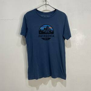 ☆送料無料☆Patagonia☆USA製☆フィッツロイ スコープ☆オーガニックコットンTシャツ☆S☆スリムフィット☆D24M