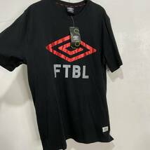 送料無料☆UMBRO☆アンブロ☆タグ付き未使用品☆ビッグロゴプリントTシャツ☆XXL☆黒☆D24M_画像7