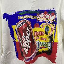 送料無料☆90s☆DrPepper☆ドクターペッパー☆バックプリントTシャツ☆ポケT☆白_画像6