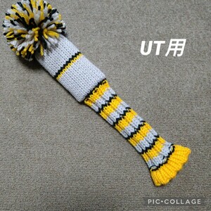 ニット ヘッドカバー ユーティリティ ハンドメイド ゴルフ クラブ カバー