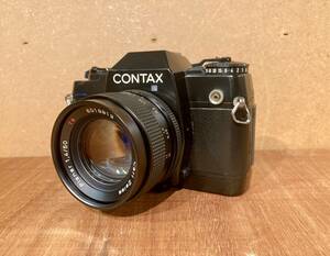 ■防湿庫保管品/極美品!■CONTAX 137 MA QUARTZ Carl Zeiss Planar 50mm F1.4 ■West Germany / フィルム 一眼レフ