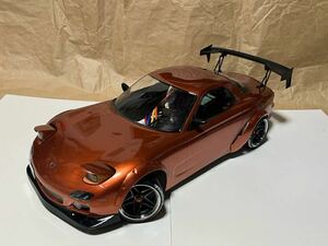 タミヤ　1/10 RX-7 ボディ オーバーフェンダー仕様　ドリラジ　ホイールセット