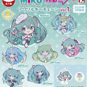 初音ミク GTプロジェクト アクリルキーチェーンvol.1 全7種フルコンプリートセット トイズキャビン ガチャ