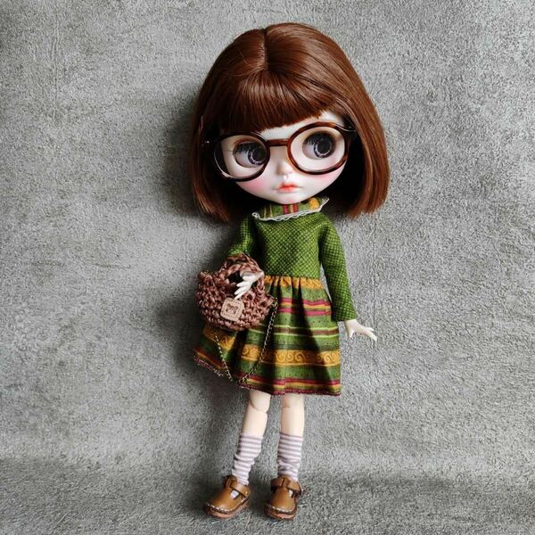 ブライスアウトフィット　2点セット　blythe ブライス　リカちゃん　着せ替え人形ネオブライス outfit Blythe ドレス ドール 