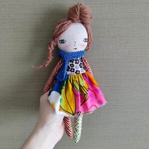 女の子 ハンドメイドドール 手作り人形 人形 ハンドメイド アートドール プレゼント 誕生日の画像2