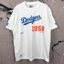 Tシャツ 半袖 ドジャース ロサンゼルス 大谷翔平 野球 白 LA ベースボール 大リーグ L_画像4