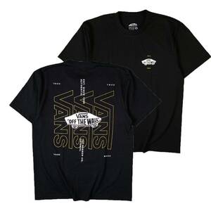 Tシャツ バンズ VANS 半袖 ストリート系 ロサンゼルス スケボー スケードボード 黒 Mサイズ