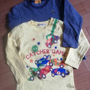 110cmミキハウス 長袖Tシャツ