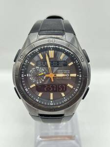 CASIO カシオ wave ceptor ウェーブセプター MULTI BAND 6 WVA-M650 デジアナ ブラックカラー タフソーラー メンズ腕時計