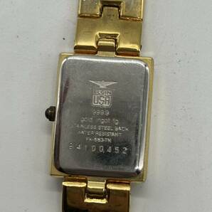 ELGIN エルジン 腕時計 K24 純金インゴット埋め込み 文字盤 FK-582-TN 999.9 gold ingot 1gの画像6