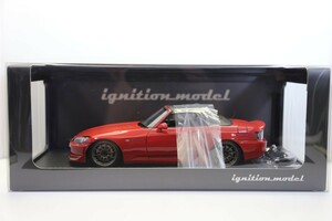 イグニッションモデル 1/18 ホンダ S2000 （AP2） レッド / BBS RG-Rタイプ 17インチホイール （ガンメタリック）IG2587　64AGHB0