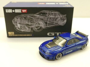 KAIDO HOUSE x TSM ミニGT 1/64 日産 スカイライン GT-R R33 Kaido Works V2 右ハンドル　6400