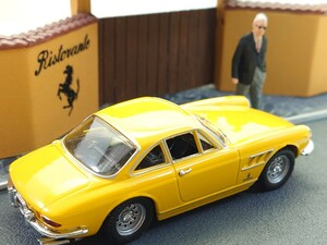 ベストモデル 1/43 エンツォ・フェラーリ ジオラマ リストランテ イル・カヴァリーノ フェラーリ330GTC エンツォ フィギュア付　64FCHE