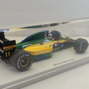 ジャンク品 スパークモデル 1/43 ロータス 102D メキシコGP 6位 1992#11 M.ハッキネン S1674 58A0GBF 64DAAE/6の画像4