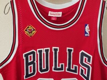 未使用 ミッチェルアンドネス NBA CHICAGO BULLS シカゴブルズ マイケル・ジョーダン レプリカ ユニホーム MICHAEL JORDAN #23 S 64DEA0_画像3