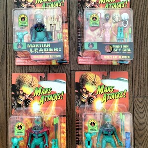 マーズアタック フィギュア４体セット。MARS ATTACKS action figures set of 4 マーズアタック フィギュア4体セット 1996年 TRENDMASTERSの画像1