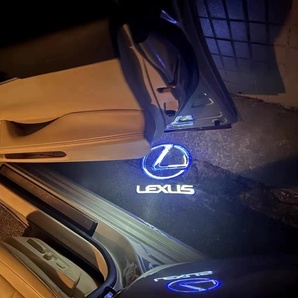 レクサス RX ES LS IS RX UX など 車用 カーテシライト カーテシランプ ドアウェルカムライト LED投影ライト 2個 9タイプ可選の画像6