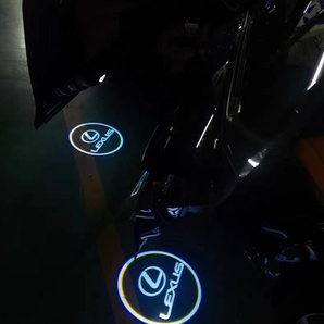 レクサス RX ES LS IS RX UX など 車用 カーテシライト カーテシランプ ドアウェルカムライト LED投影ライト 2個 9タイプ可選の画像3