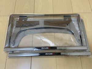 ナンバーフレーム NISMO仕様　2枚セット　未使用品