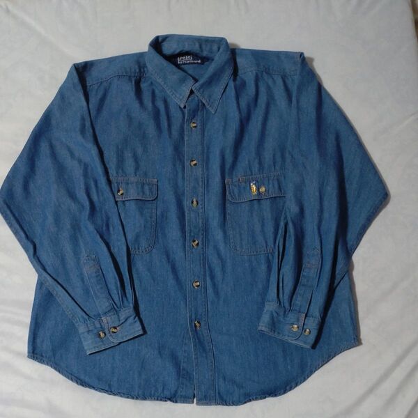 POLO デニムシャツ 長袖 長袖シャツ