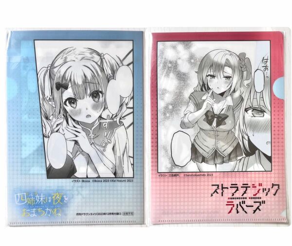 月刊ドラゴンエイジ 2023年12月号付録 クリアファイル