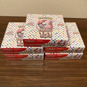 ポケモンカード151 シュリンク付き 5 BOX