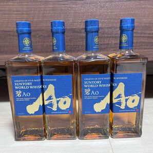 SUNTORY WHISKY 碧 Ao 700ml 4本セット 新品・未開封品 碧 Ao サントリー ウイスキー