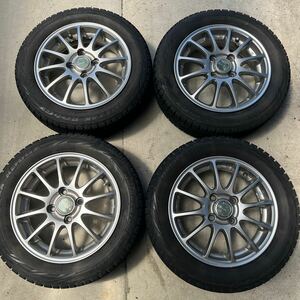 スタッドレスタイヤ　155/65R14 アルミホイールセット　ブリヂストン