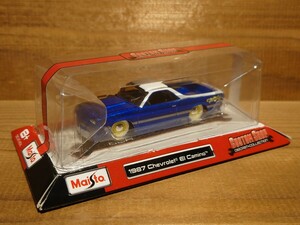 MAISTO CHEVY EL CAMINO LOWRIDER HOT ROD MOONEYES CUSTOM PICKUP TRUCK マイスト シボレー エルカミーノ ローライダー ホットロッド 1/64