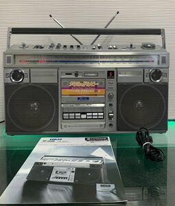  rare goods operation goods HITACHI Hitachi PERDISCO TRK-8290 radio-cassette beautiful goods radio Showa Retro 